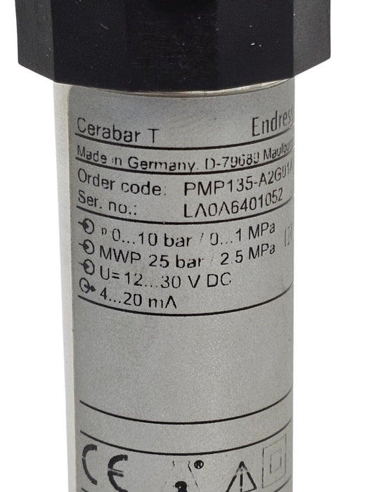NIB ENDRESS + HAUSER CERABAR T PMP135-A2G01A1S PRESSURE TRANSDUCER