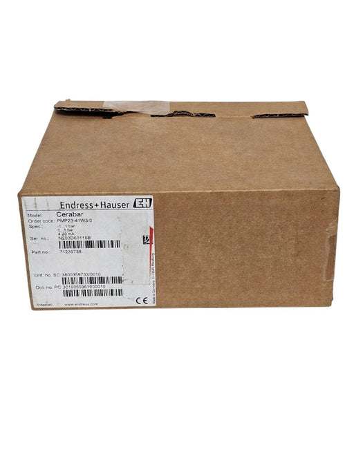 NIB ENDRESS + HAUSER CERABAR PMP23 PRESSURE TRANSMITTER PMP23-41W3/0
