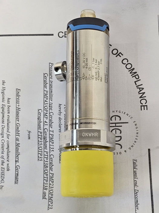 NIB ENDRESS + HAUSER CERABAR PMP23 PRESSURE TRANSMITTER PMP23-41W3/0