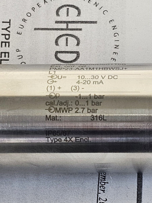 NIB ENDRESS + HAUSER CERABAR PMP23 PRESSURE TRANSMITTER PMP23-41W3/0
