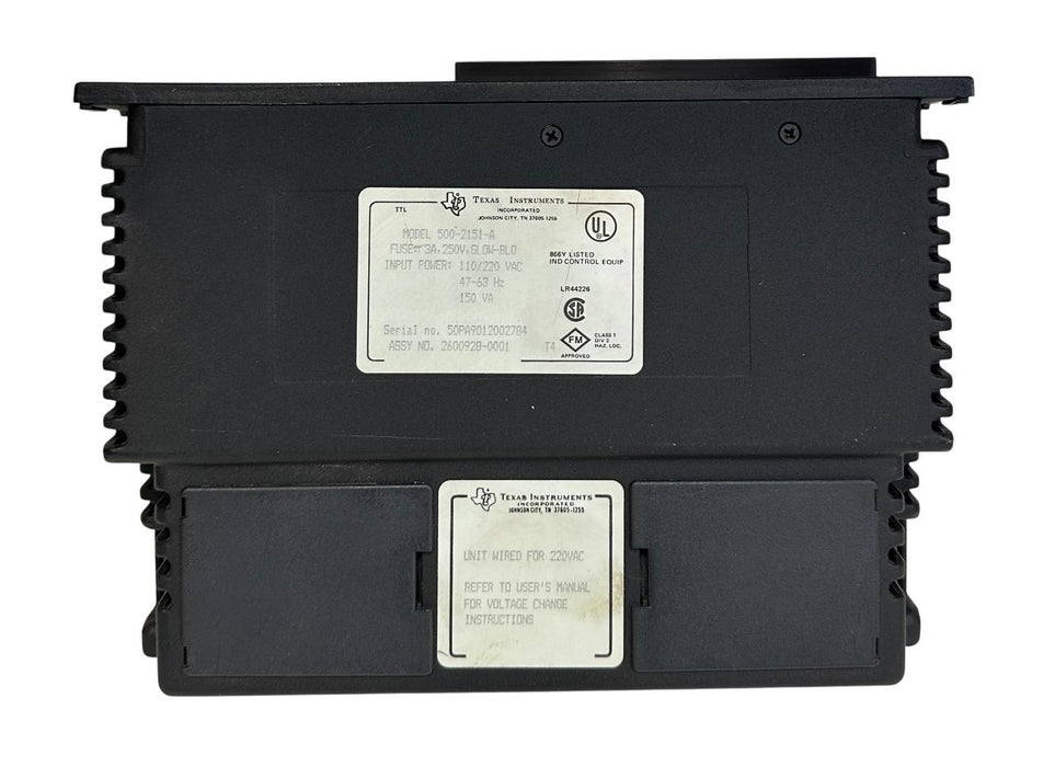 TEXAS INSTRUMENTS 500-2151-A / 500-2151A SERIES 500 POWER SUPPLY 110/220VAC USNP