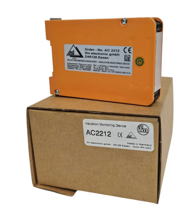 NIB IFM EFECTOR AC2212 INSULATION MONITORING DEVICE