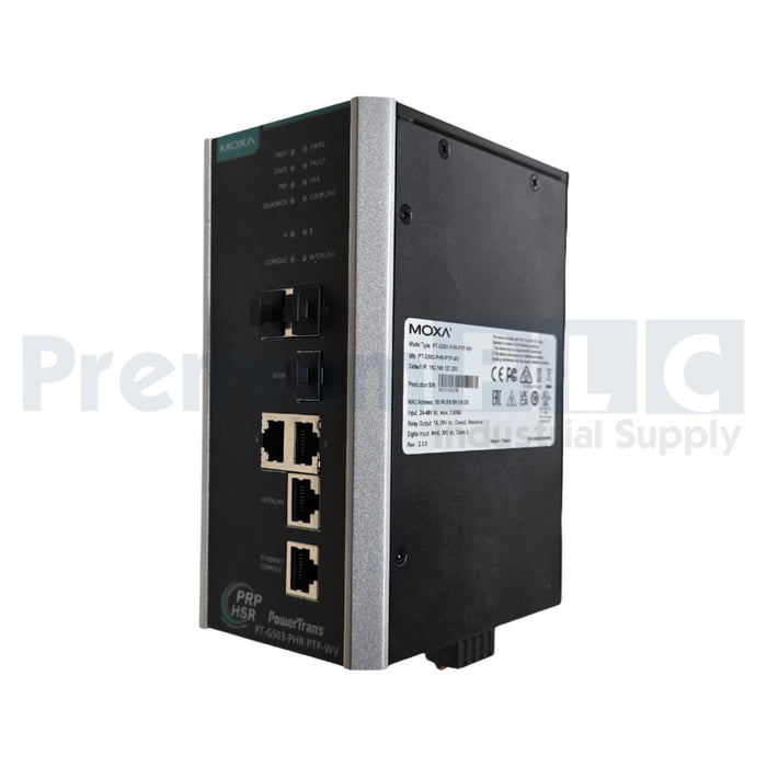 MOXA PT-G503-PHR-PTP-WV GIGABIT MANAGED REDUNDANCY BOX 10/100/1000BaseT(X) NSMP