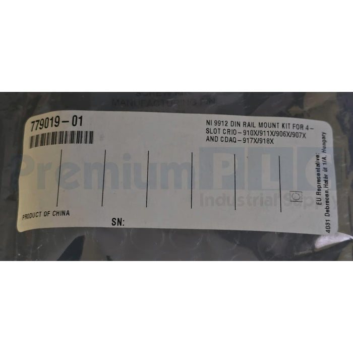 NI 9912 DIN RAIL MOUNT KIT FOR 4-slot cRIO/cDAQ CHASSIS 779019-01 cRIO-9912 NSMP