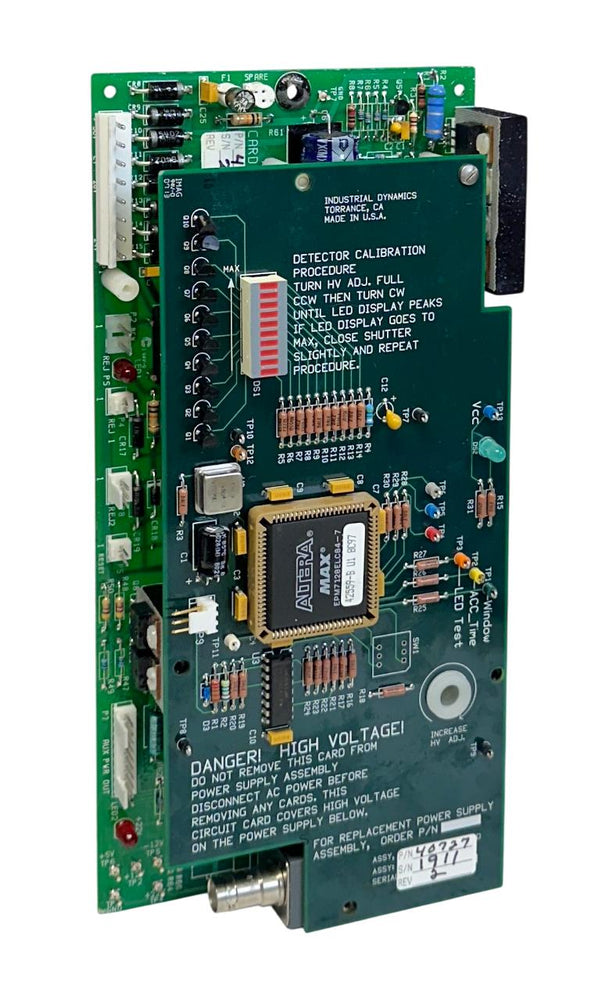 INDUSTRIAL DYNAMICS 40727 / 42490 / 40725 POWER SUPPLY ASSEMBLY CARD USNP