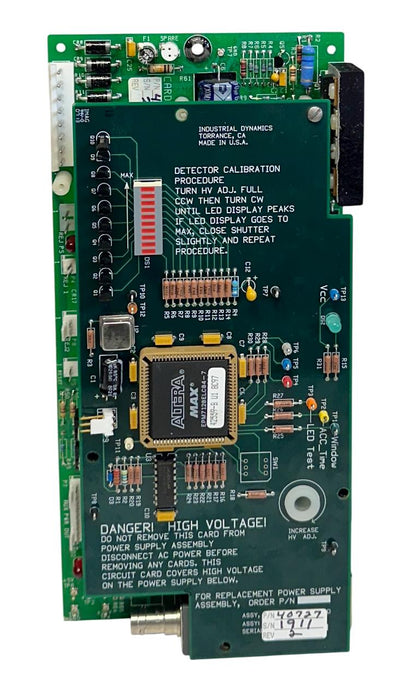 INDUSTRIAL DYNAMICS 40727 / 42490 / 40725 POWER SUPPLY ASSEMBLY CARD USNP