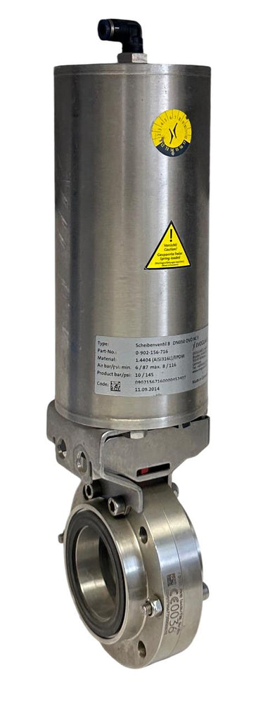KRONES 0-902-156-716 / DN050 OVO NC E EVOGUARD HYGIENIC VALVE STAINLESS USNP