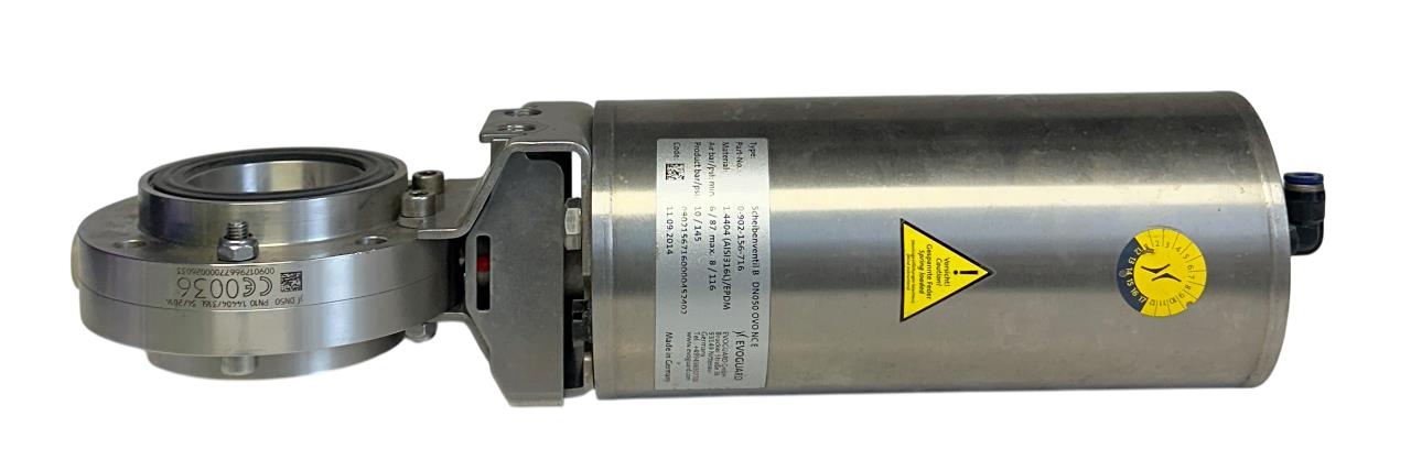 KRONES 0-902-156-716 / DN050 OVO NC E EVOGUARD HYGIENIC VALVE STAINLESS USNP