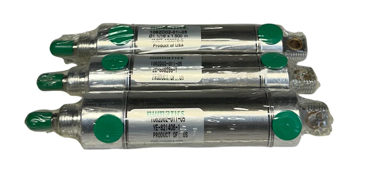 3 NUMATICS 1062D02-01I-05 / 1062D0201I05 PNEUMATIC CYLINDERS DOUBLE-ACTING NSMP