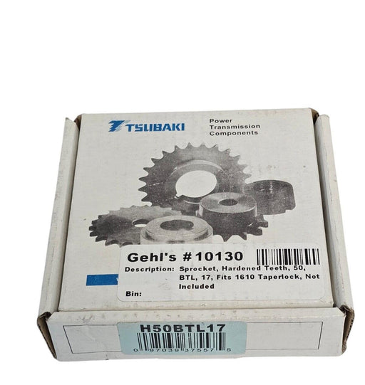 NIB US TSUBAKI H50BTL17 FINISHED BORE SPROCKET