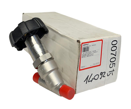 GEMU 507 15D1734100 1R2208 / 88460503-00 ANGLED SEAT VALVE MANUAL NSMP
