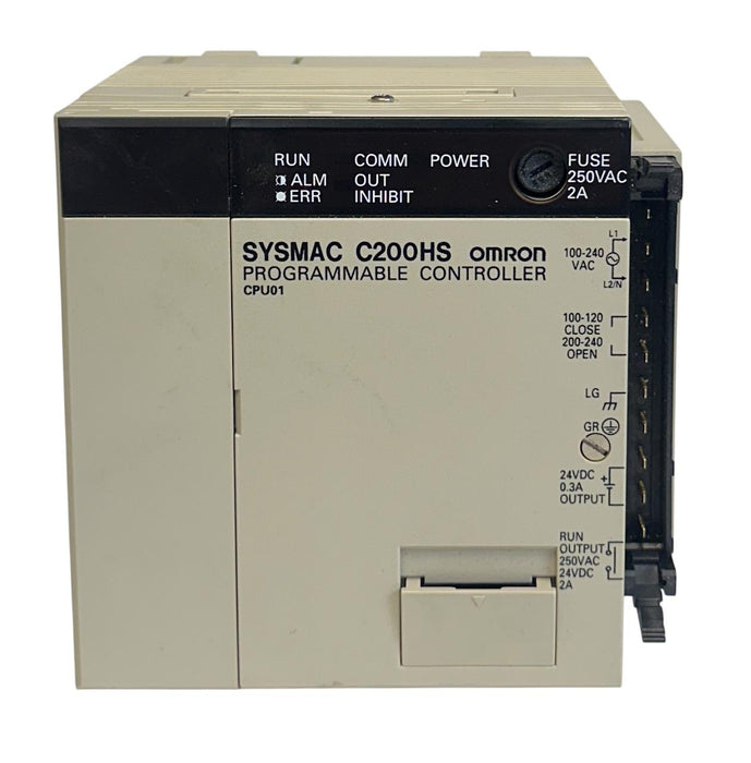 OMRON C200H-CPU01 / C200HCPU01 SYSMAC C200HS PROGRAMMABLE CONTROLLER CPU USNP