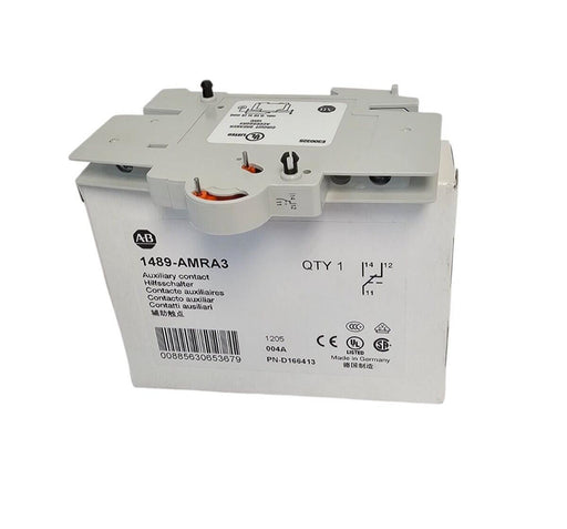 NIB ALLEN BRADLEY 1489-AMRA3 AUXILIARY CONTACT 1489AMRA3