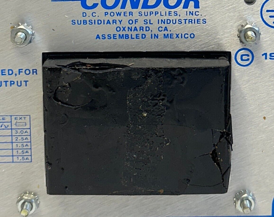 CONDOR HE5-18/OVP-A+ / HE5-18-OV-A+ / 110-43219 DC POWER SUPPLY 5VDC OUT USNP