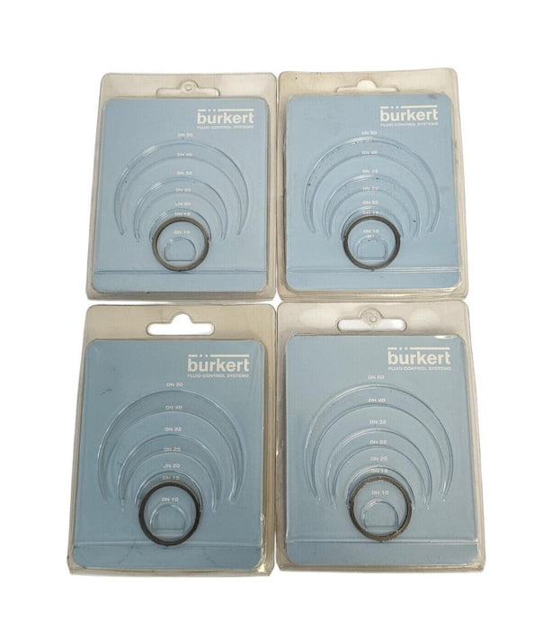 LOT OF 4 NEW BURKERT 641110 FUEL RINGS