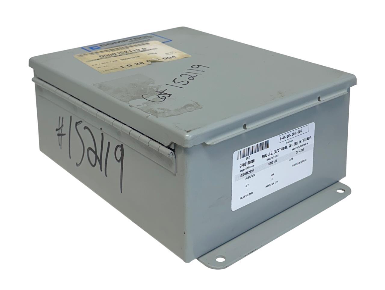 COMPTROL MODEL 79-289 / 79289 TENSION INDICATOR CONTROL INTERFACE 115/230V NSNP