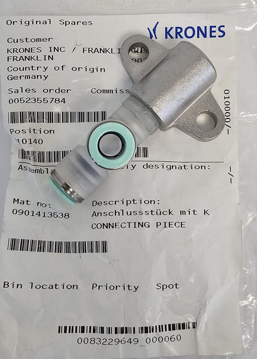 NEW KRONES 0901413538 CONNECTING PIECE