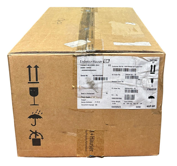 ENDRESS+HAUSER 8E3B40-2WK8/0 / 8E3B40-AAINADAFADSAAASHA1 Promass E 300 ENet USMP
