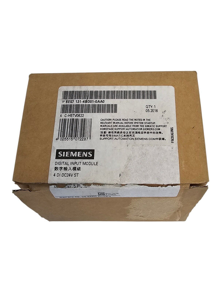 BOX OF 4 NEW SIEMENS 6ES7131-4BD01-0AA0 DIGITAL INPUT MODULES 6ES71314BD010AA