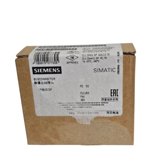 F/S SIEMENS 6ES7 972-0BB52-0XA0 / 6ES79720BB520XA0 SIMATIC PROFIBUS CONNECTOR