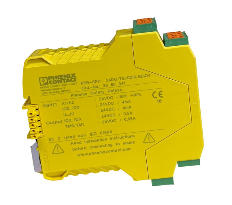 PHOENIX CONTACT PSR-SPP-24DC/TS/SDI8/SDIO4 / 2986041 EXTENSION MODULE 24V NSNP
