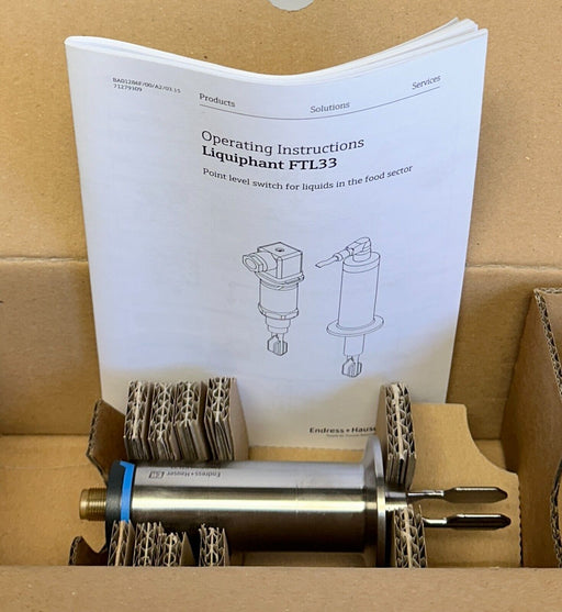 ENDRESS+HAUSER FTL33-1P58/0 / FTL33-CA4M3AB3CJ Liquiphant FTL33 10-30VDC NSMP