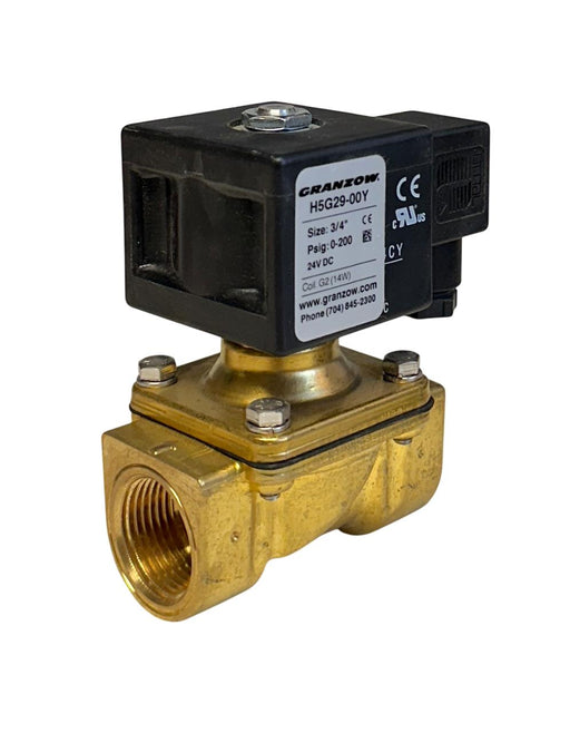 GRANZOW H5G29-00Y / H5G2900Y SOLENOID VALVE 3/4'' 0-200PSIG 24VDC 14W COIL NSMP
