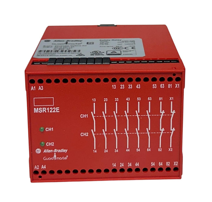 ALLEN BRADLEY 440R-E21358 /A MSR122E Guardmaster SAFETY RELAY 24V AC/DC NSNP