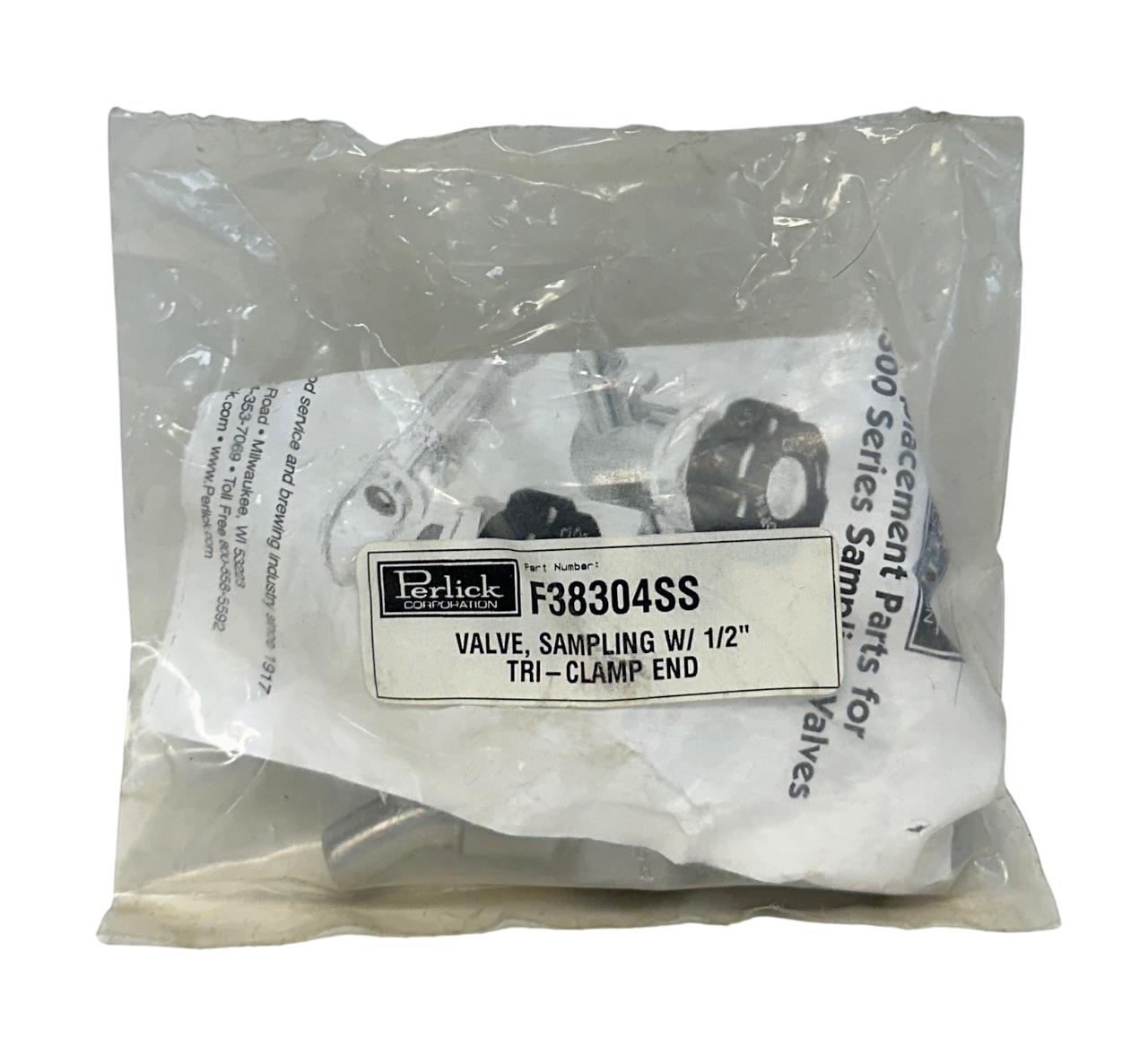 PERLICK F38304SS SAMPLING VALVE W/ 1/2'' TRI-CLAMP END FOR F38300 SERIES NSFS
