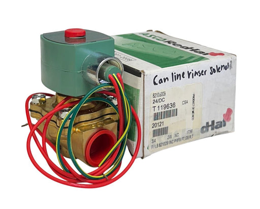 ASCO 8210G00924/DC / 8210G009 Red-Hat II SOLENOID VALVE 3/4'' 24VDC COIL NSMP