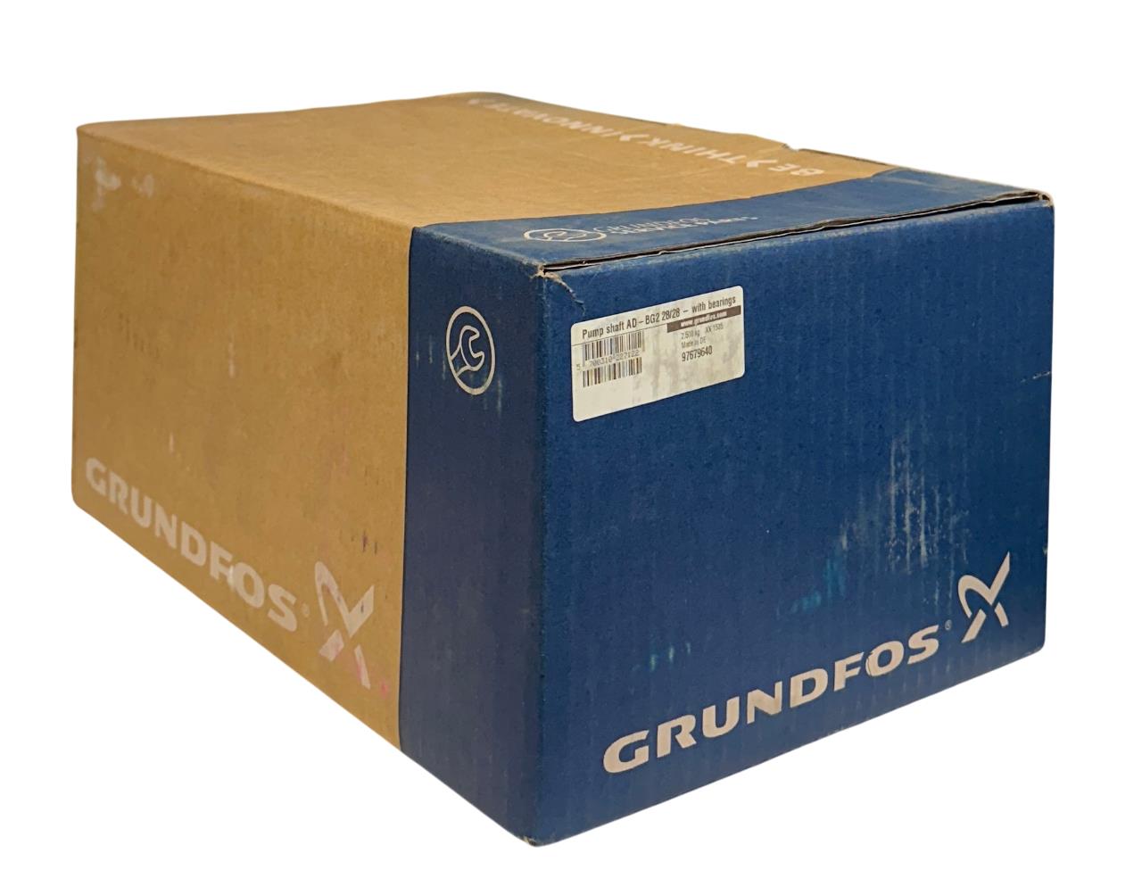 GRUNDFOS AD-BG2 28/28 / 97679640 OEM PUMP SHAFT WITH BEARINGS ADBG2 NSMP
