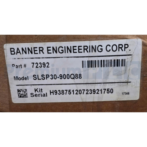 BANNER ENGINEERING SLSP30-900Q88 72392 EZ-SCREEN LIGHT CURTAIN PAIR W/ASSC. NSMP