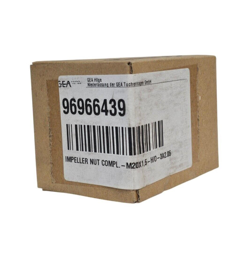 NIB GEA HILGE 96966439 IMPELLER NUT COMPLETE M20 X 1.5 H/O 3A 2.05