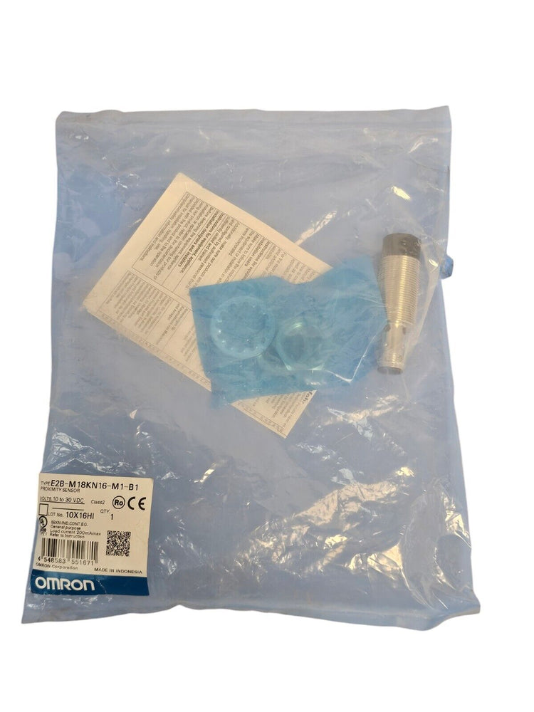 NEW OMRON E2B-M18KN16-M1-B1 PROXIMITY SENSOR E2BM18KN16M1B1