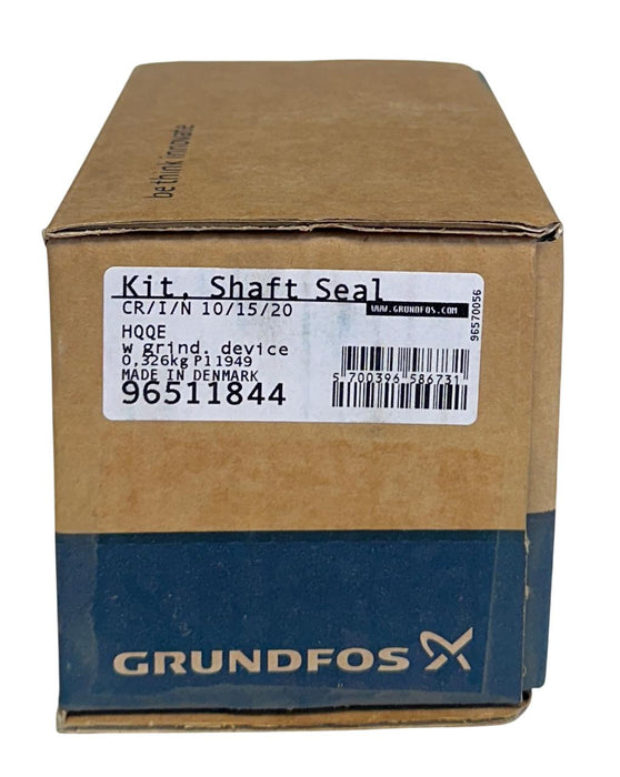 GRUNDFOS 96511844 SHAFT SEAL KIT CR/I/N 10/15/20 HQQE W/ GRIND DEVICE OEM NSMP