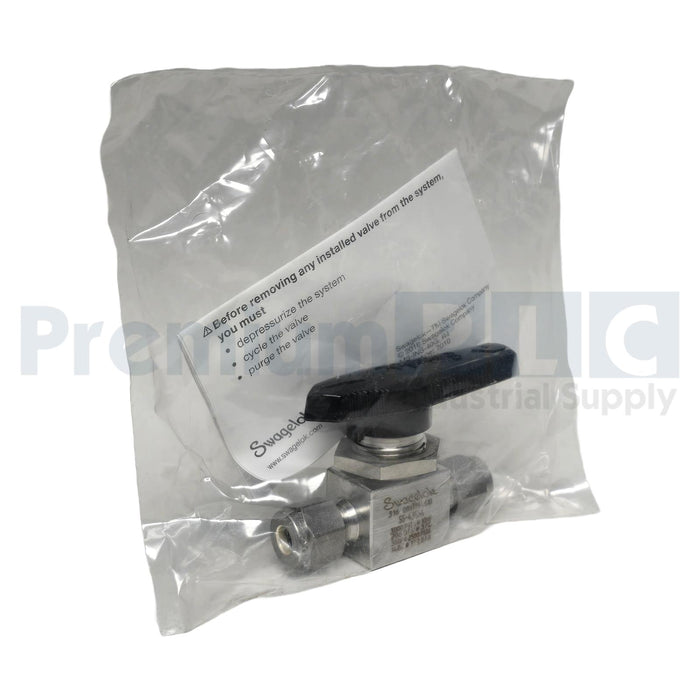 BOX OF 5 SWAGELOK SS-43GS4 STAINLESS STEEL 40G SERIES BALL VALVE 1/4" TUBE NSMP