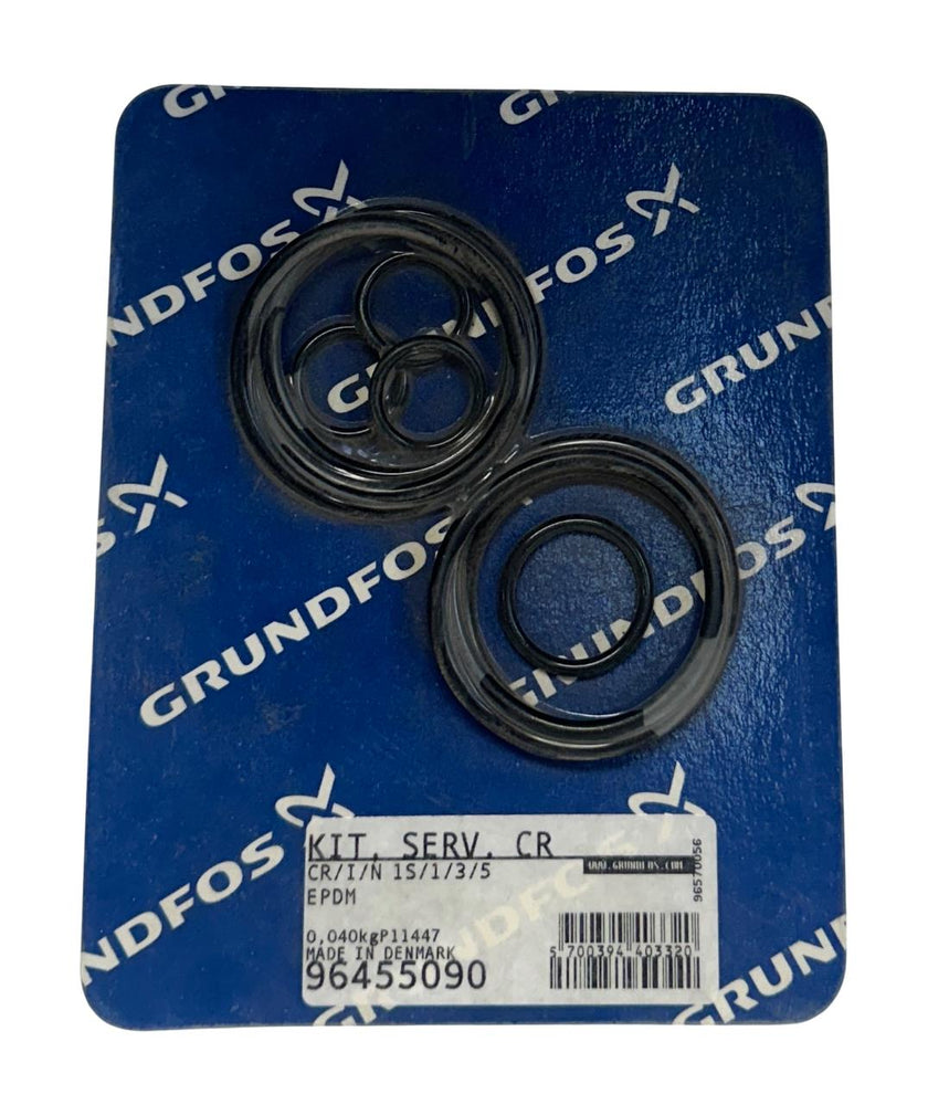 GRUNDFOS 96455090 OEM SERVICE KIT O-RINGS CR/I/N 1S/1/3/5 EPDM FOR PUMP NSFS
