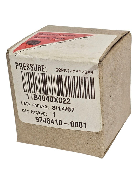 NIB EMERSON FISHER ROSEMOUNT 11B4040X022 PRESSURE GAUGE 0-60PSI