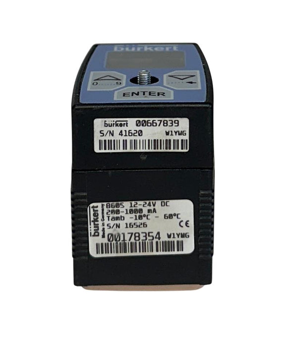BURKERT 8605 12-24V DC / 00178354 DIGITAL CONTROL FOR PROP VALVE 12-24VDC NSMP