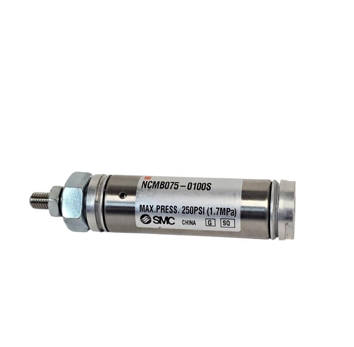 NEW SMC NCMB075-0100S AIR CYLINDER NCMB0750100S 250PSI (1.7MPa)