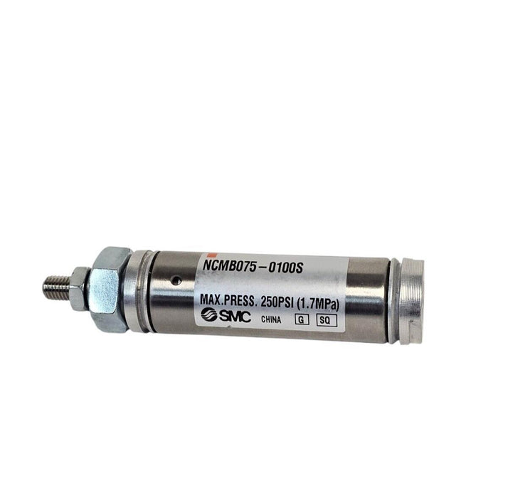 NEW SMC NCMB075-0100S AIR CYLINDER NCMB0750100S 250PSI (1.7MPa)