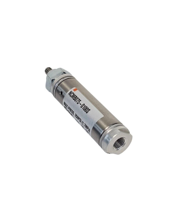 NEW SMC NCMB075-0100S AIR CYLINDER NCMB0750100S 250PSI (1.7MPa)