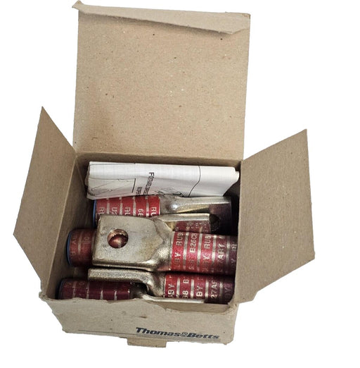 BOX OF 5 NEW BLACKBURN THOMAS & BETTS ATL30-38 ALUMINUM COMPRESSION LUGS