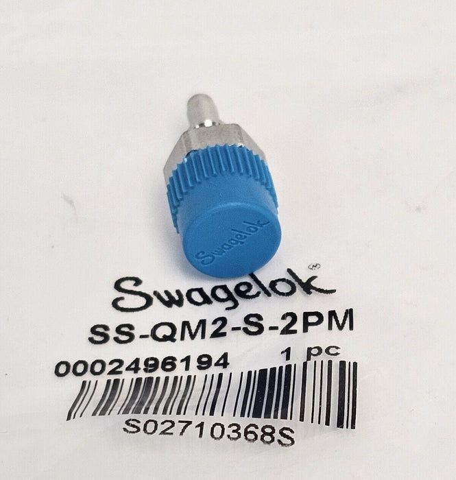 LOT OF 2 NEW SWAGELOK SS-QM2-S-2PM SS MINIATURE QUICK-CONNECT STEMS W/O VALVE