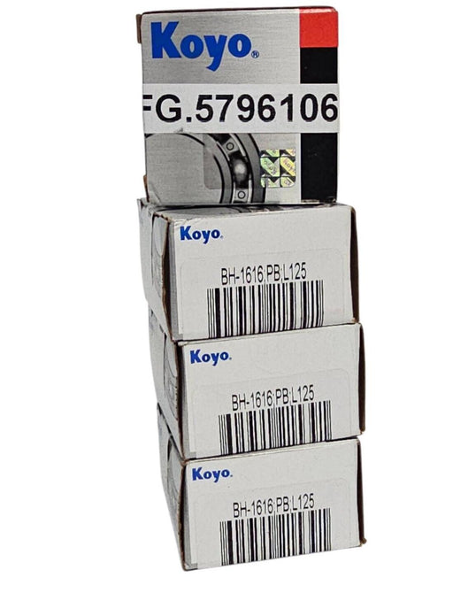 LOT OF 4 NIB KOYO BH-1616 DRAWN CUP NEEDLE ROLLER BEARINGS BH1616