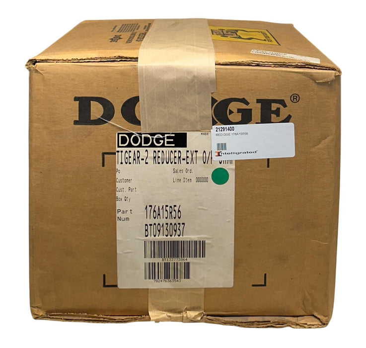 DODGE 176A15R56 TIGEAR-2 REDUCER-EXT O/P SHAFT 15:1 RATIO 1.27HP MAX NSMP