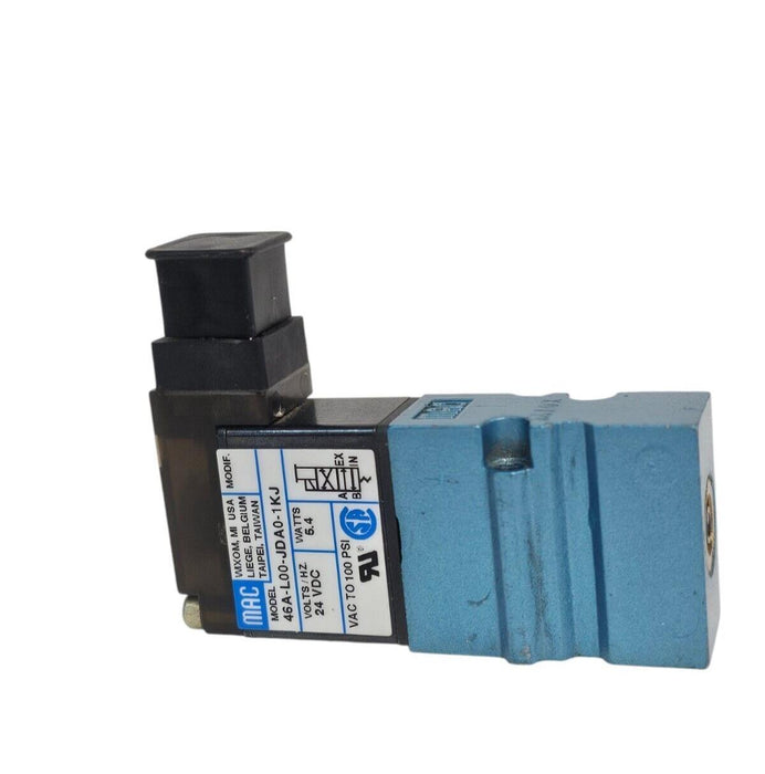 NEW MAC 46A-L00-JDA0-1KJ SOLENOID VALVE 46AL00JDA01KJ 24V 5.4W