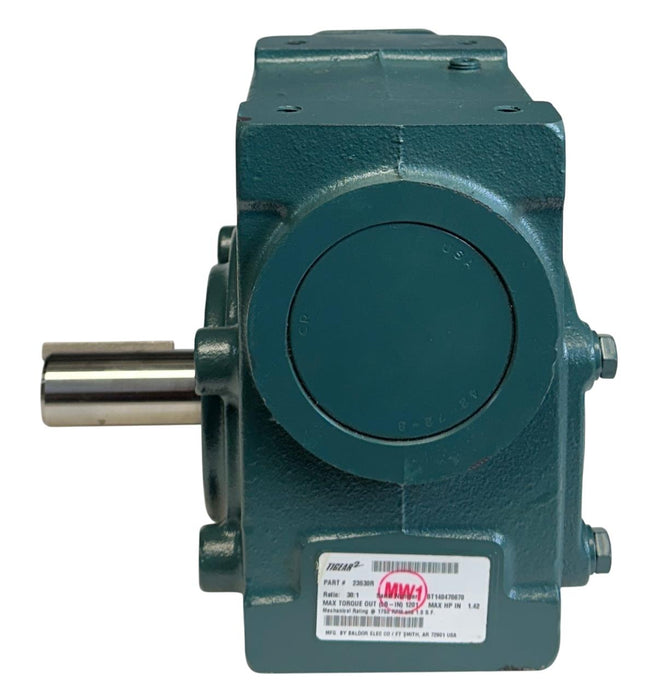 DODGE 23S30R TIGEAR-2 RIGHT-ANGLE WORM GEAR REDUCER 30:1 RATIO 1.42HP MAX NSMP