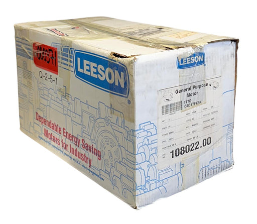 LEESON 108022.00 / C4D17FK5K GENERAL PURPOSE MOTOR 1HP 90VDC 5/8'' SHAFT NSMP