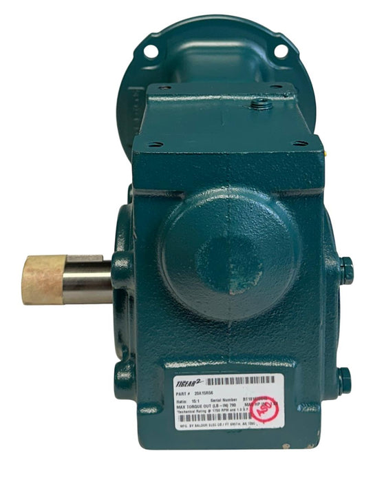 DODGE 20A15R56 TIGEAR-2 REDUCER 15:1 GEAR RATIO 1.69HP MAX RIGHT HAND NSMP